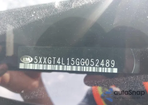 2016 Kia Optima Lx Turbo from USA, damaged, VIN 5XXGT4L15GG052489